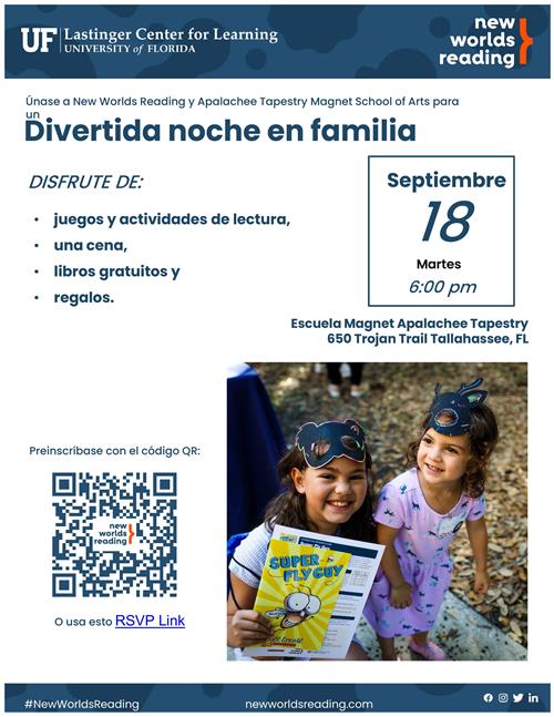 Literacy FAMILY FUN NIGHT spanish